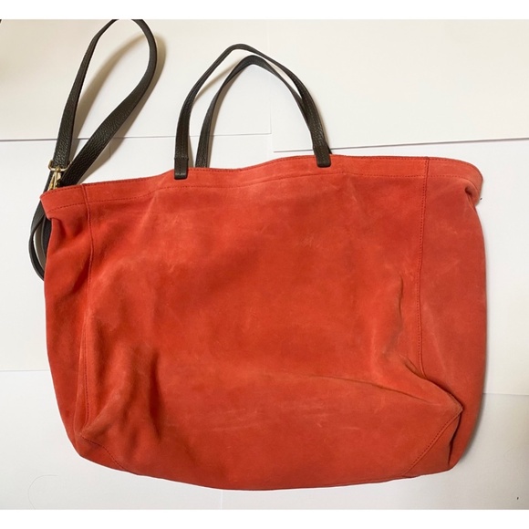 Mark and Graham Suede Handbag/Crossbody Tote - Picture 2 of 6